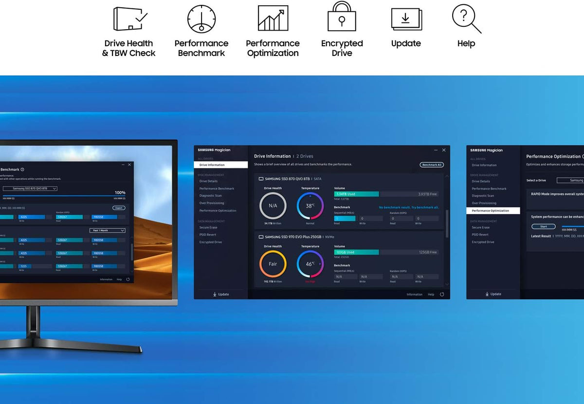 SAMSUNG 870 QVO SATA III SSD 8TB 2.5" Unidad de estado sólido i...