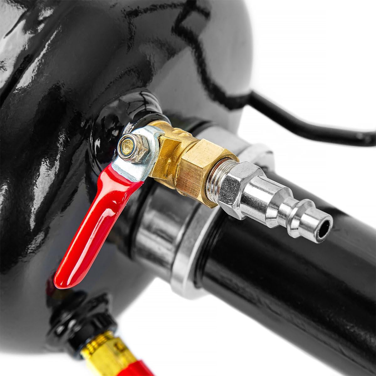 XtremepowerUS Calzador de Llantas, 12L\/3.2 Galones Inflador de Lla...
