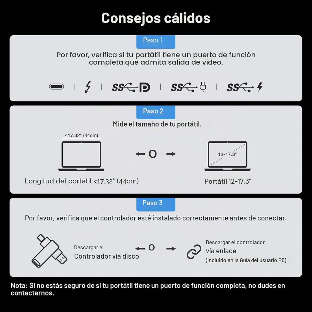 KYY - Extensor de pantalla para computadora portátil, monitor portá...