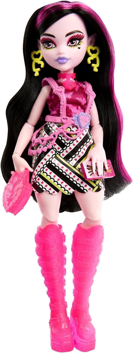 Monster High Skulltimate Secrets Neon Frights Muñeca y Accesorios,...