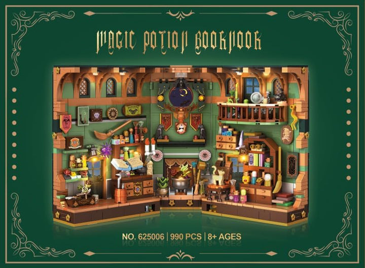 Magic Potion House Booknook - Juego de construcción con