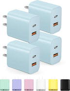 Bloque de cargador USB C Bloque de carga rápida Tipo C Cargador Multipuerto