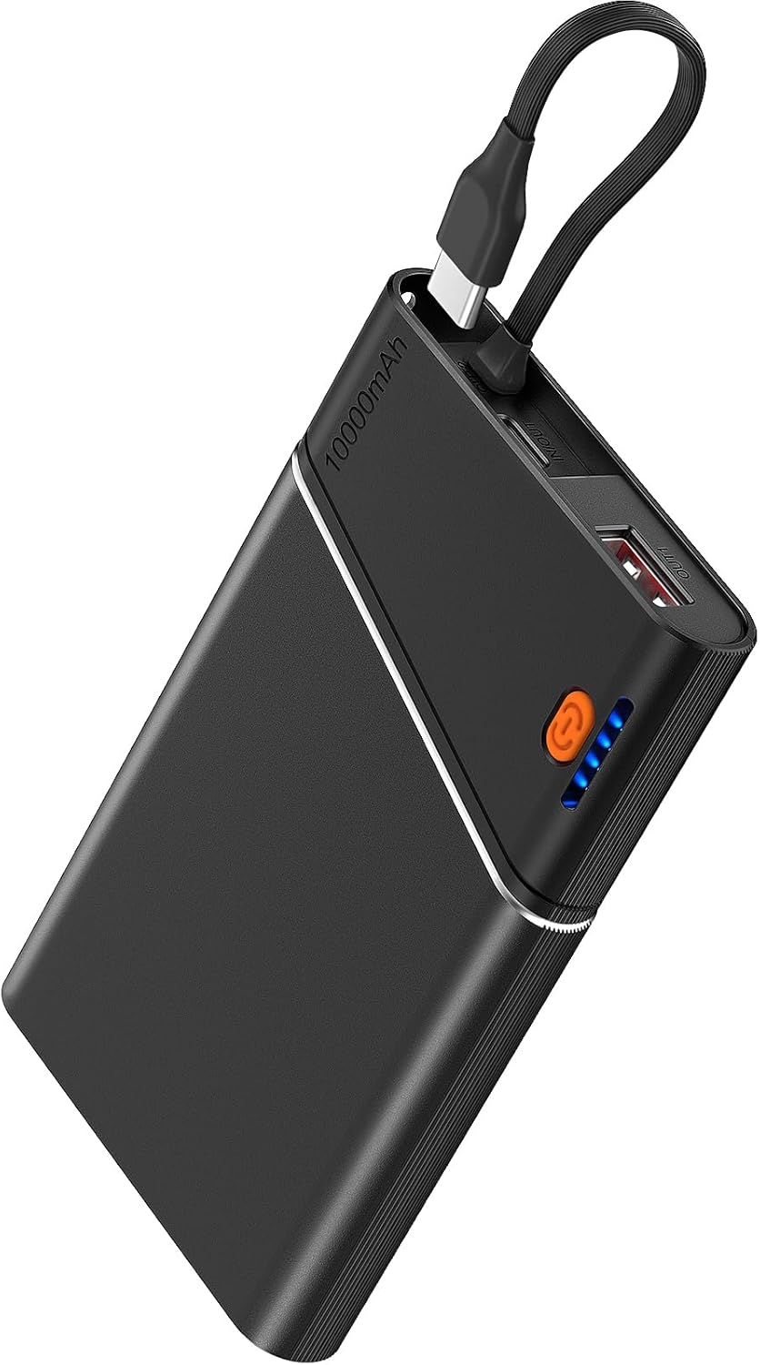 Aaoyun Cargador portátil Power Bank, 10000mAh 22.5W PD carga rápida...
