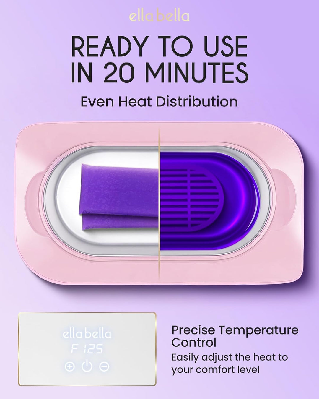 ELLA BELLA® Máquina de cera de parafina para manos y pies \u2022 Ca...