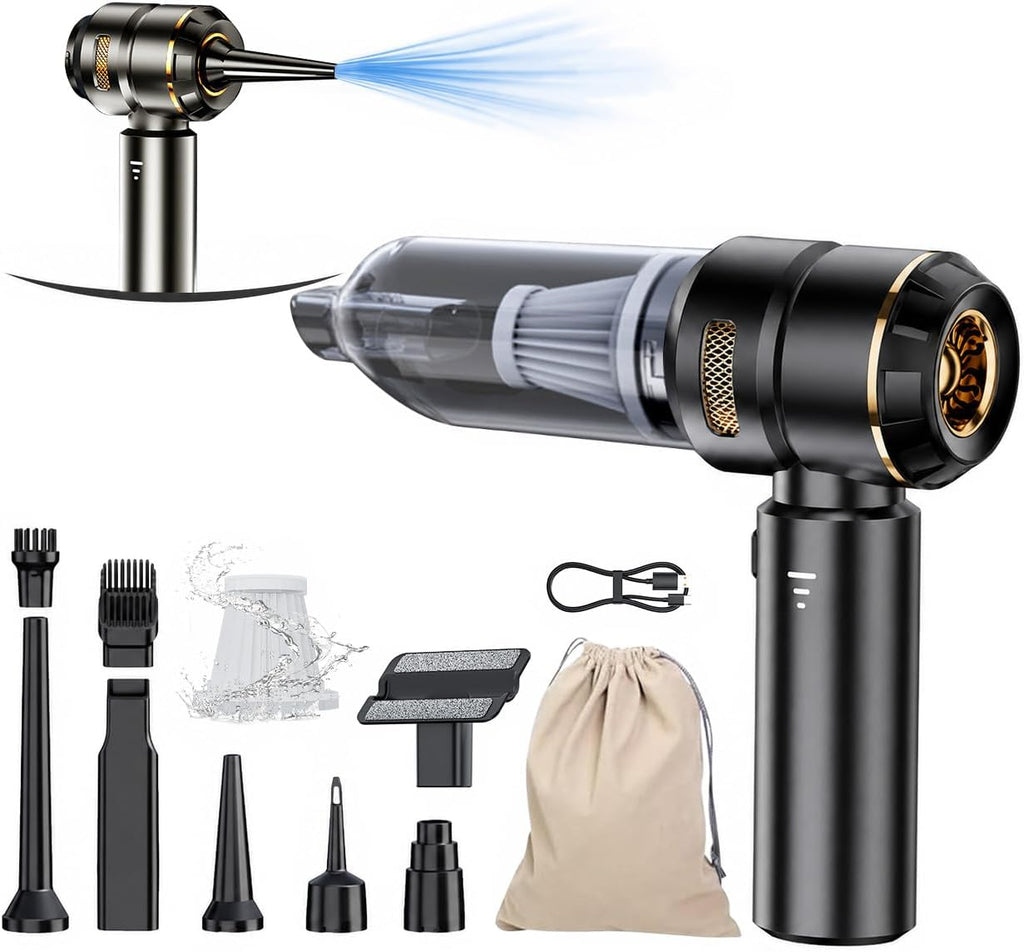 Aspirador de coche inalámbrico Mini Handhled 4-en-1 limpiador de