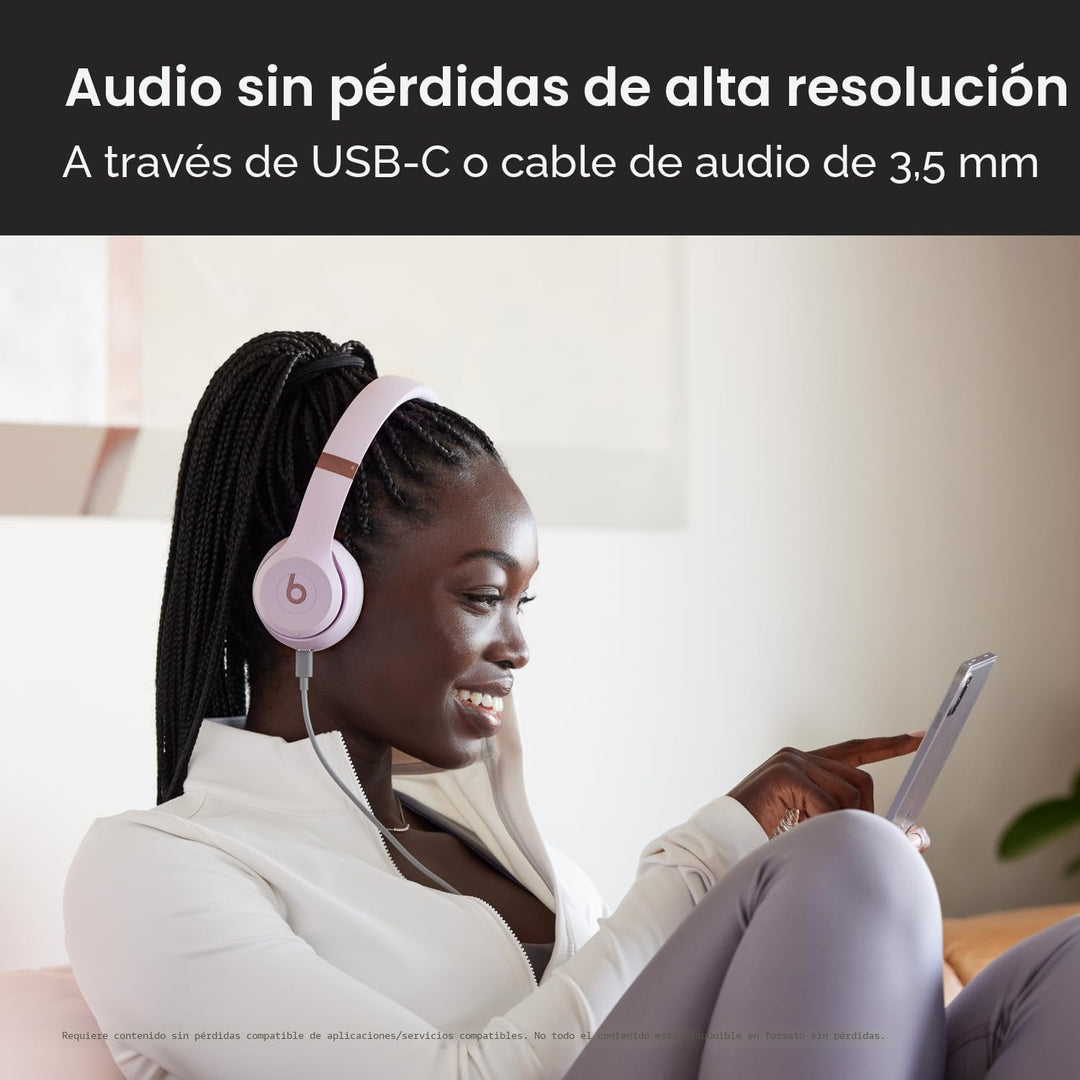 Beats Solo 4 Audífonos inalámbricos Bluetooth en la oreja, batería...