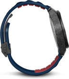 Victorinox I.N.O.X. Juego de reloj automático con correa de goma azul con esfera azul 1.614 in - 242022.1