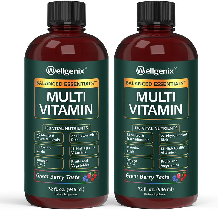 Suplemento líquido nutricional Balanced Essentials, 32 onzas, Very...