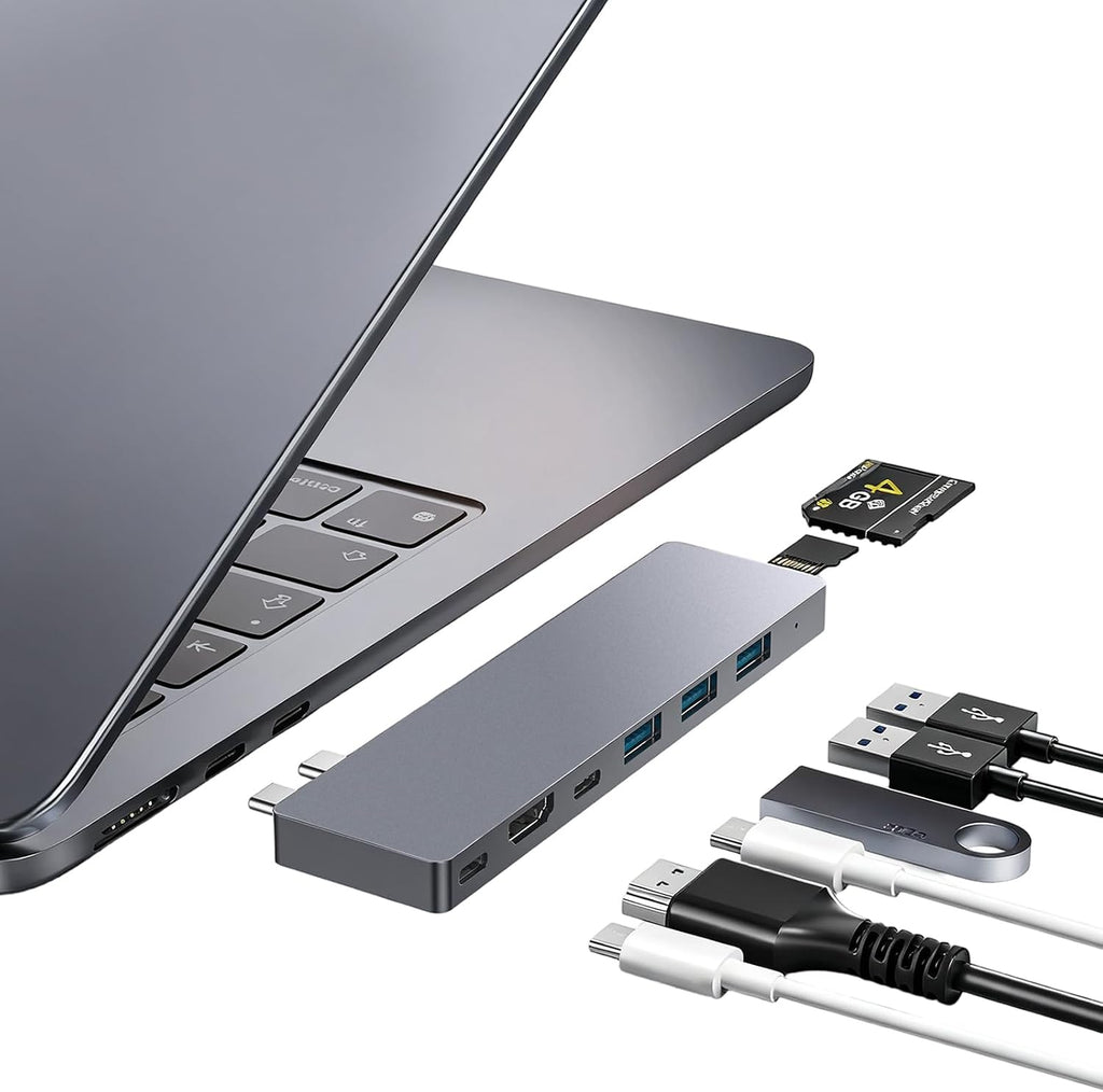 ZanBix, 9820-GRY, hub USB 8