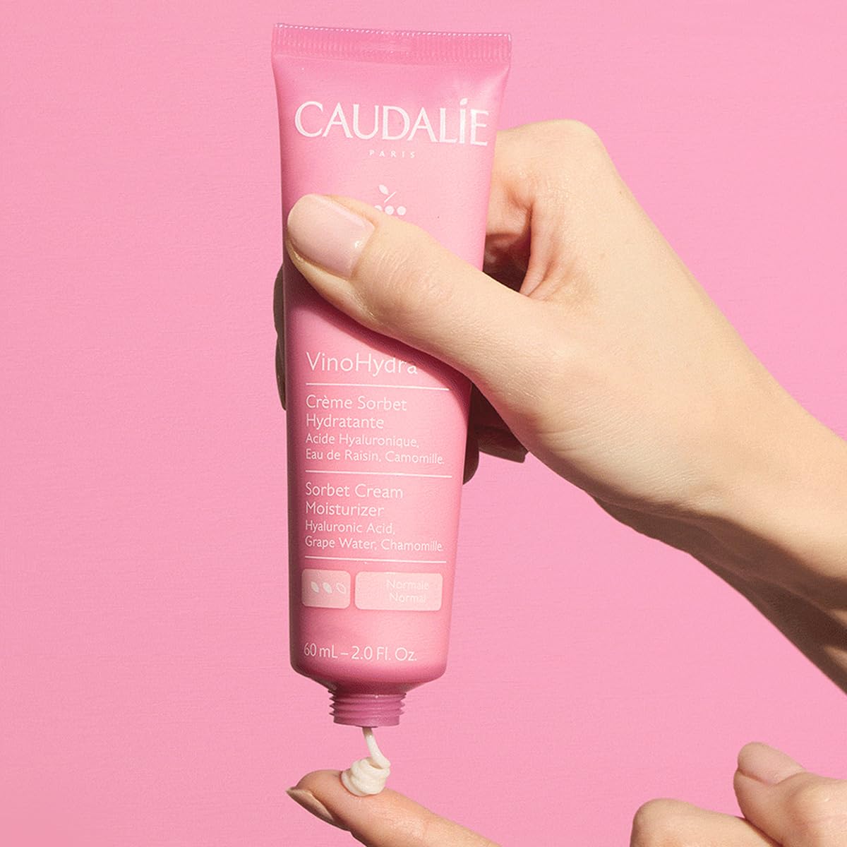 Caudalie VinoHydra Sorbet Crema Hidratante con Ácido Hialurónico -...