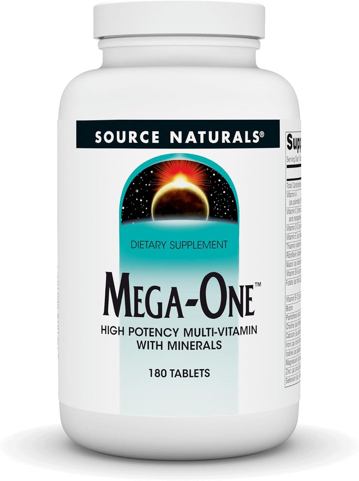Source Naturals Mega-One Multivitamina con Minerales* - 180 Tabletas