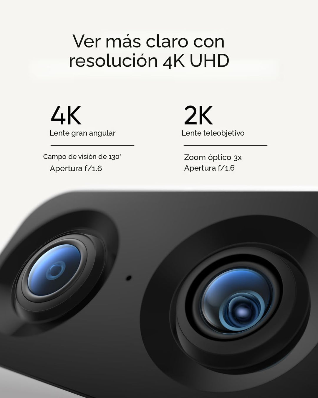 eufy Security Cámara interior S350 cámaras duales cámara