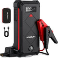Acmount P100 - Arrancador de auto P100, paquete de batería de arranque de litio de pico de 5000 A para hasta 10.0 L de gas o 8.0 L de motor diésel, paquete de batería portátil de 12 V seguro con
