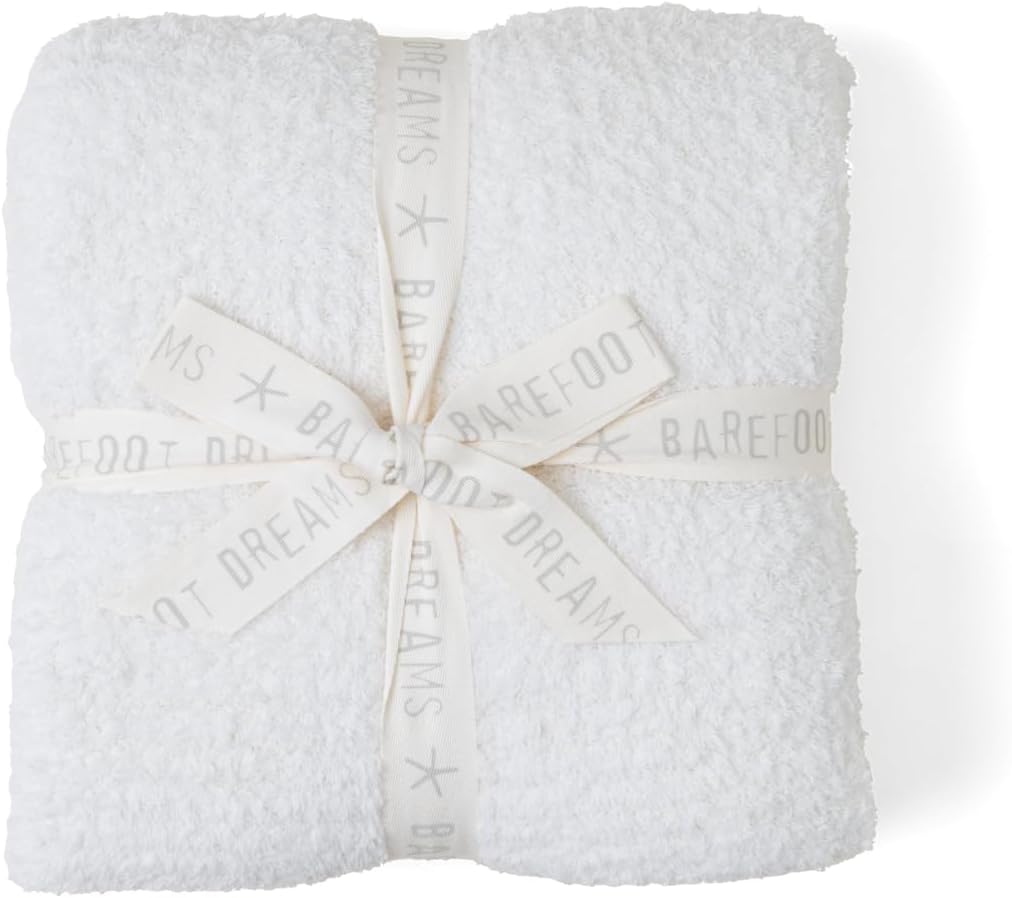 Barefoot Dreams® CozyChic® - Manta color crema, 54"x72"