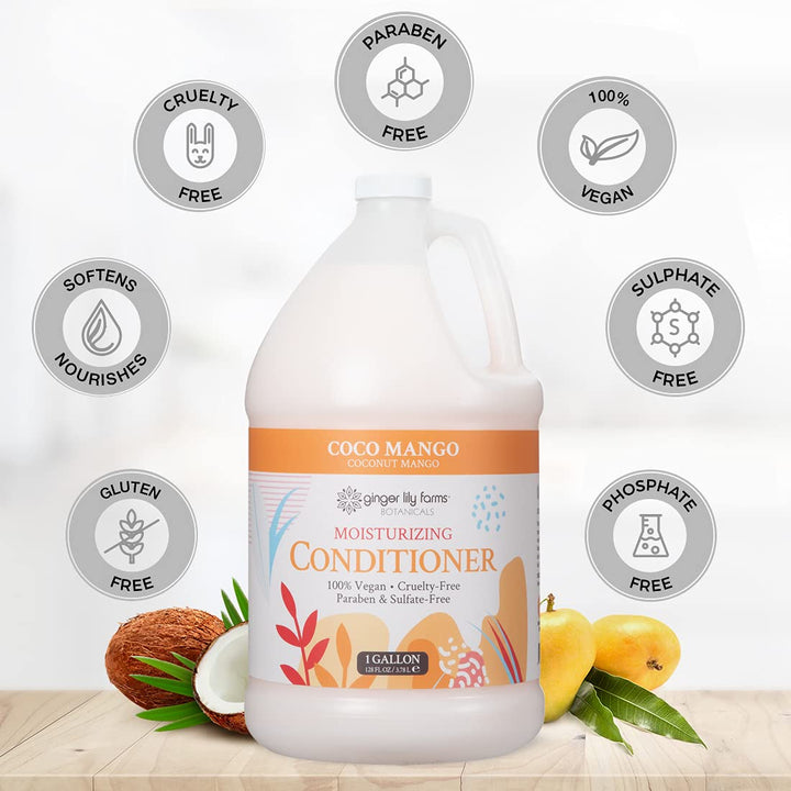 Ginger Lily Farms Botanicals - Acondicionador hidratante para cabel...