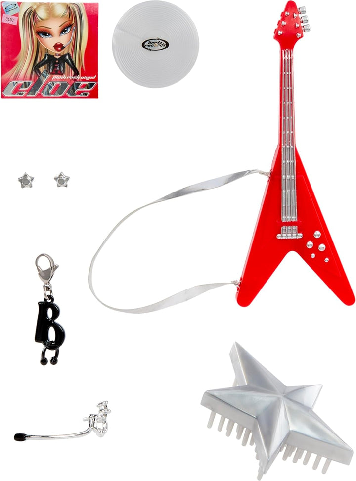 Bratz Pop Starz Cloe Muñeca de moda con accesorios y amuleto