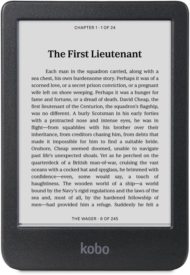 Kobo Clara BW eReader Pantalla táctil antideslumbrante