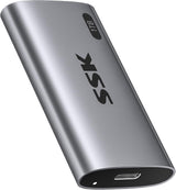 SSK Disco Duro Externo SSD de 1TB, SSD Portátil de Hasta 550MB\/s U...