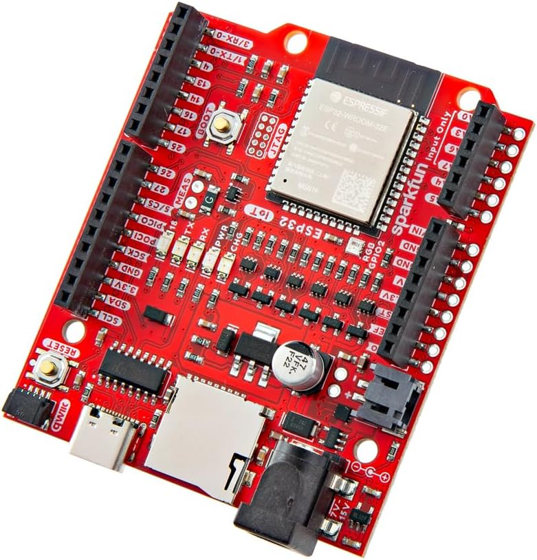 SparkFun Kit de Inventor para MicroPython - SIK - RP2350 IoT RedBoard - 5 proyectos guiados (16 circuitos) con sensores - OLED - Motores - Construcción de robots - Kit STEM sin soldadura