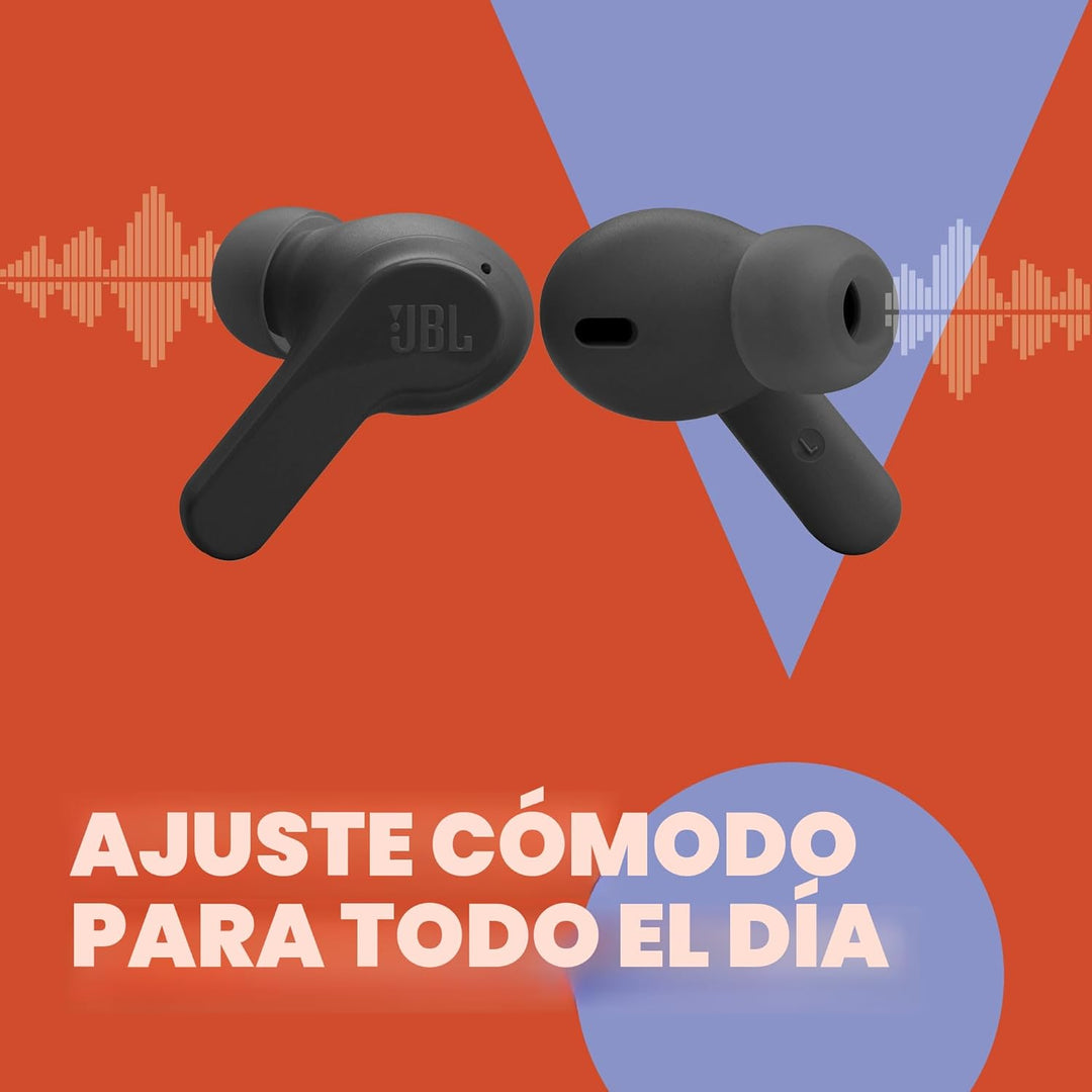 JBL Vibe Beam - Auriculares inalámbricos JBL con sonido de graves p...