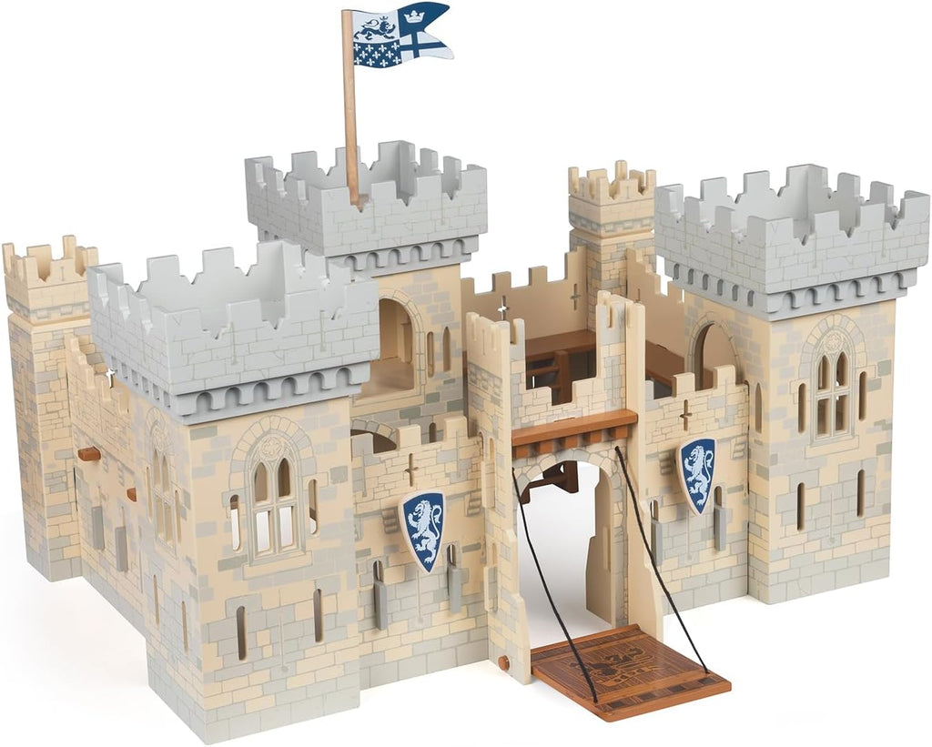 Papo Weapon Master's Wooden Castle, Medieval Collection, Kids Ages 3+