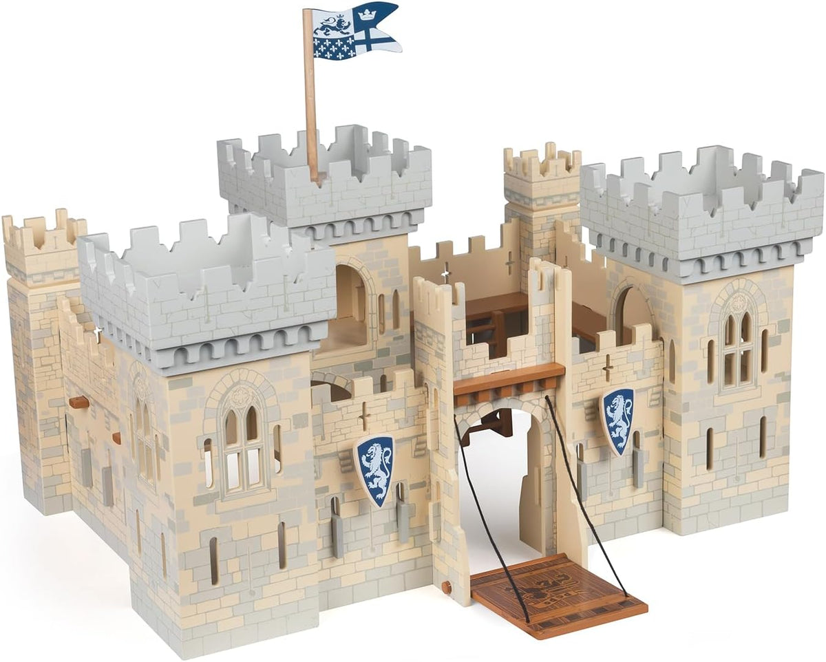 Papo Weapon Master's Wooden Castle, Medieval Collection, Kids Ages 3+