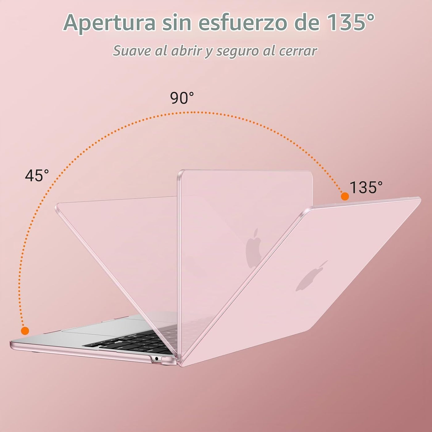 MOSISO Funda compatible con MacBook Air de 13 pulgadas M5 2026 M4 M...