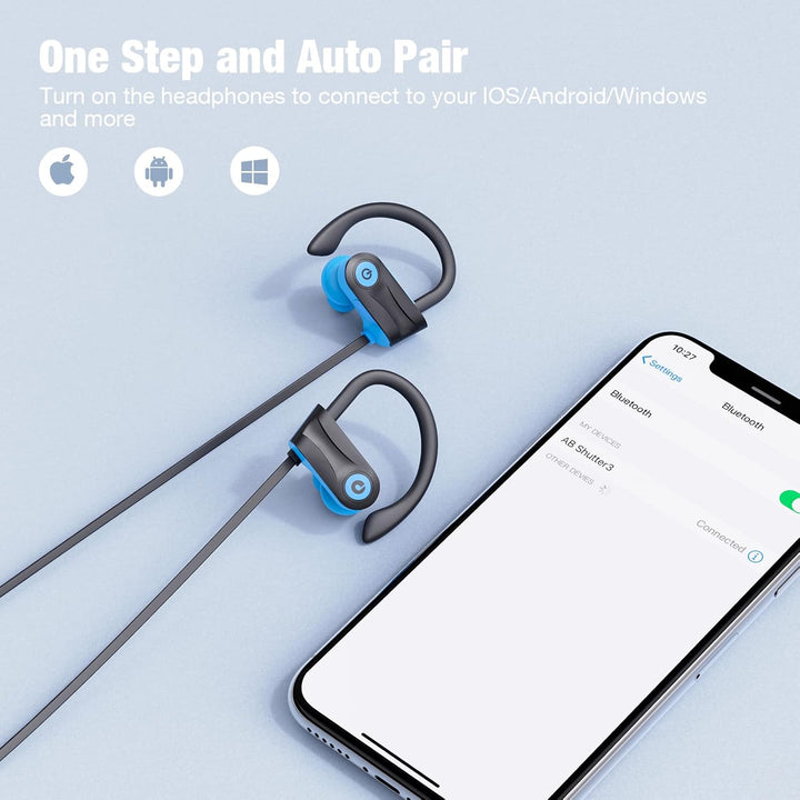 Boean - Auriculares Bluetooth, auriculares inalámbricos Bluetooth 5...
