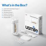 usmile C10 Hilo dental portátil \u2013 Apto para viajes, batería de...