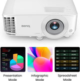 BenQ WXGA Business Projector (MW560C) - DLP - 4,000 lúmenes de alto...