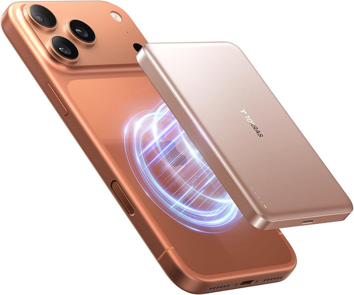 TORRAS MiniMag Power Bank, cargador portátil inalámbrico ultra delg...