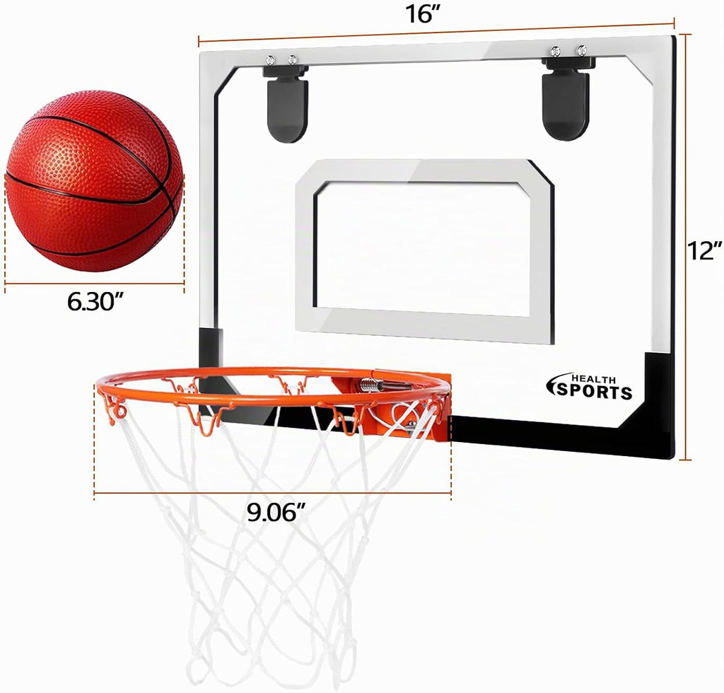 Juego de aros de baloncesto para interiores para niños, aros de