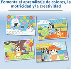 Ravensburger 22684 Bluey Colorino - Juego educativo de combinación de