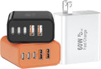 Carga rápida del bloque del cargador del USB C, adaptador del enchufe de la