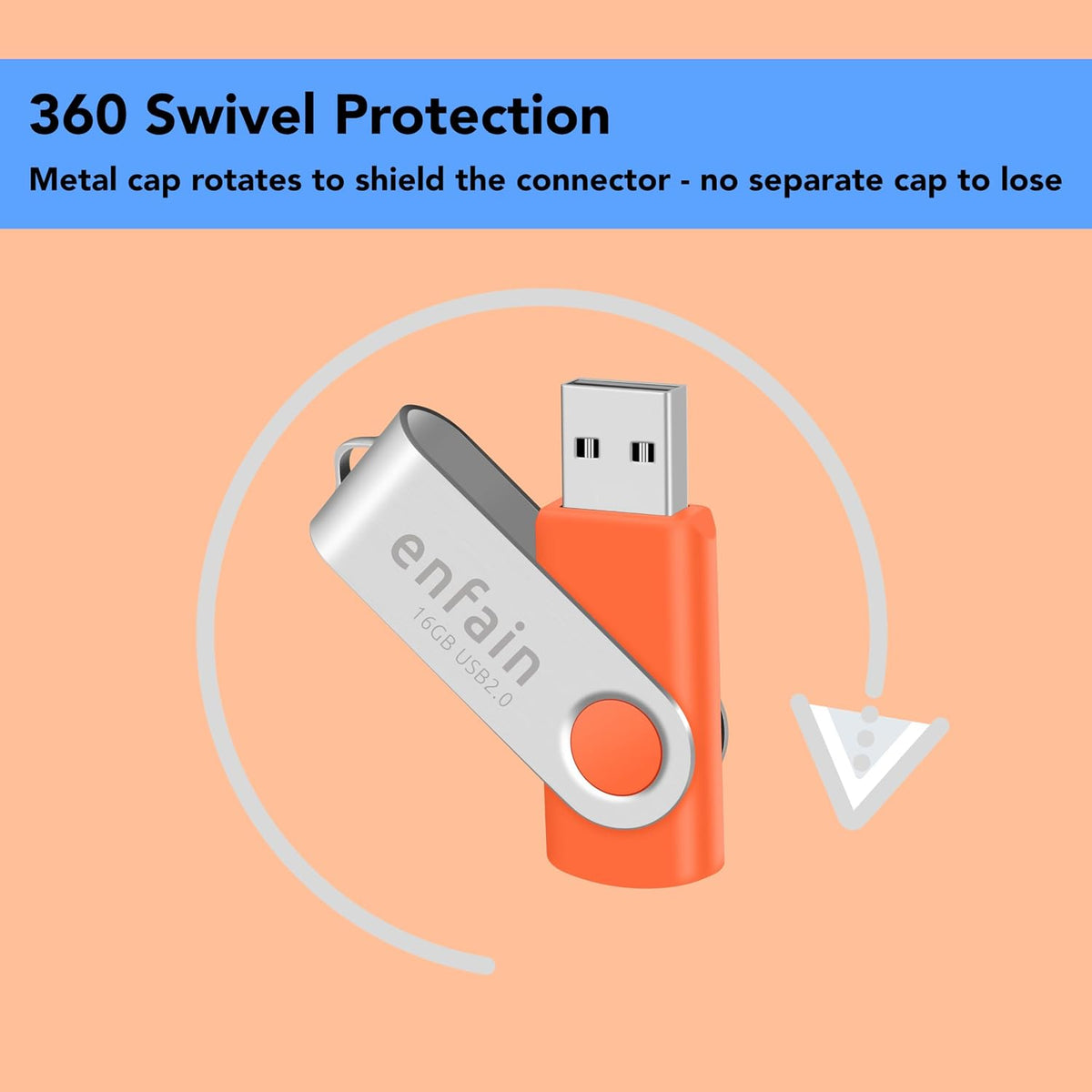 10 X Enfain Unidades Flash USB de 16GB a Granel Jump Zip Memory Sti...