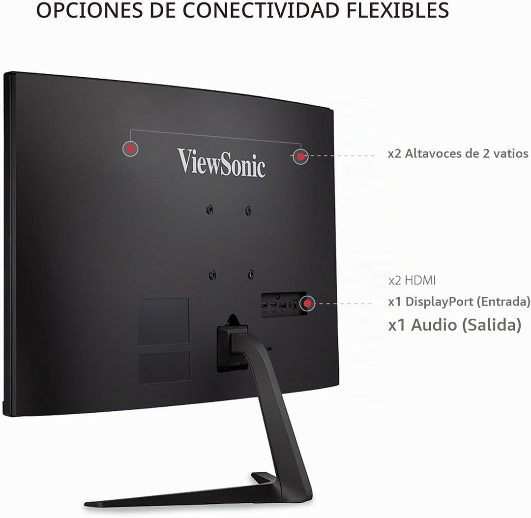 ViewSonic VX2718-2KPC-MHD Monitor curvo para juegos de 27 pulgadas...