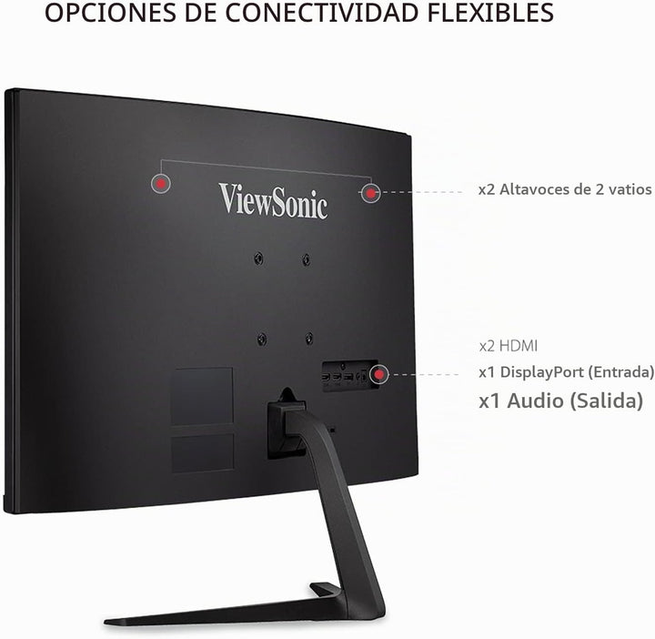 ViewSonic VX2718-2KPC-MHD Monitor curvo para juegos de 27 pulgadas...