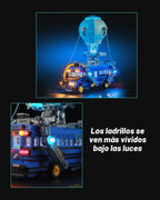 Kit de luz LED Mililier para el set de autobús de batalla Lego Fortnite 77073, compatible con el modelo de bloques de construcción Lego 77073 (no incluye el set de bloques)