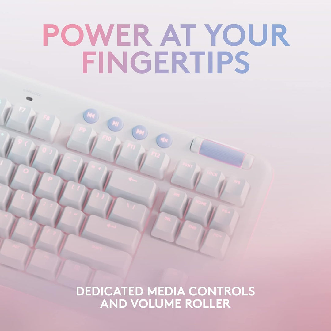 Logitech G Teclado 713 para juegos con cable con iluminación LIGHTS...