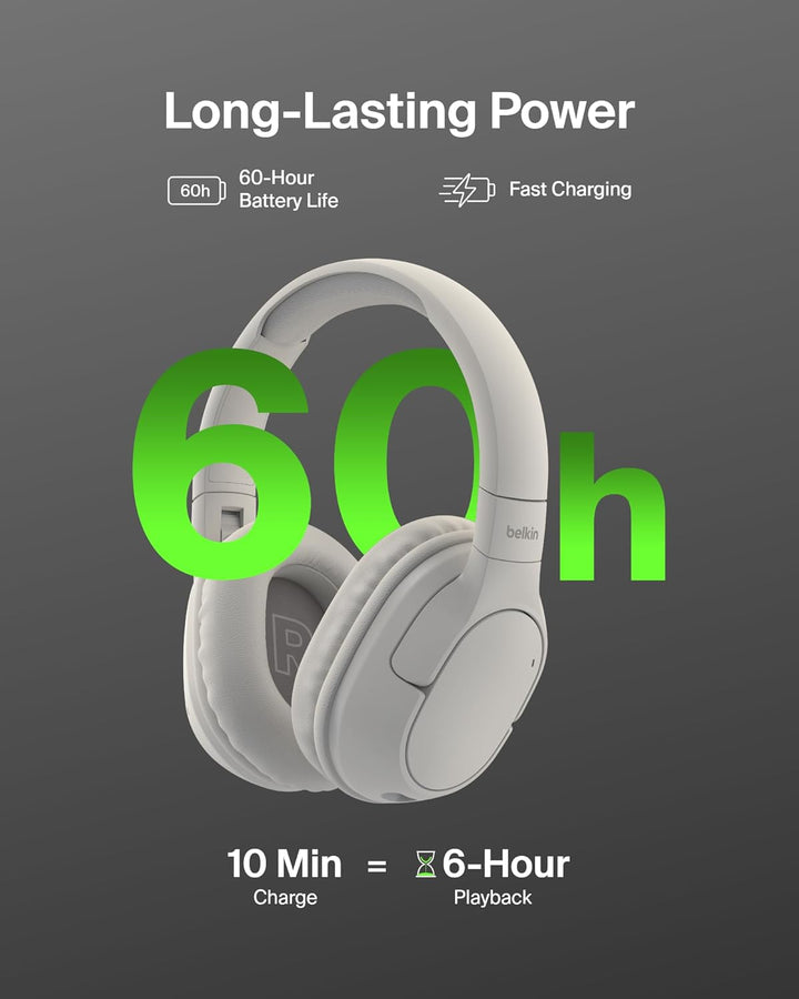 Auriculares Belkin SoundForm Surround Bluetooth sobre la oreja - Au...