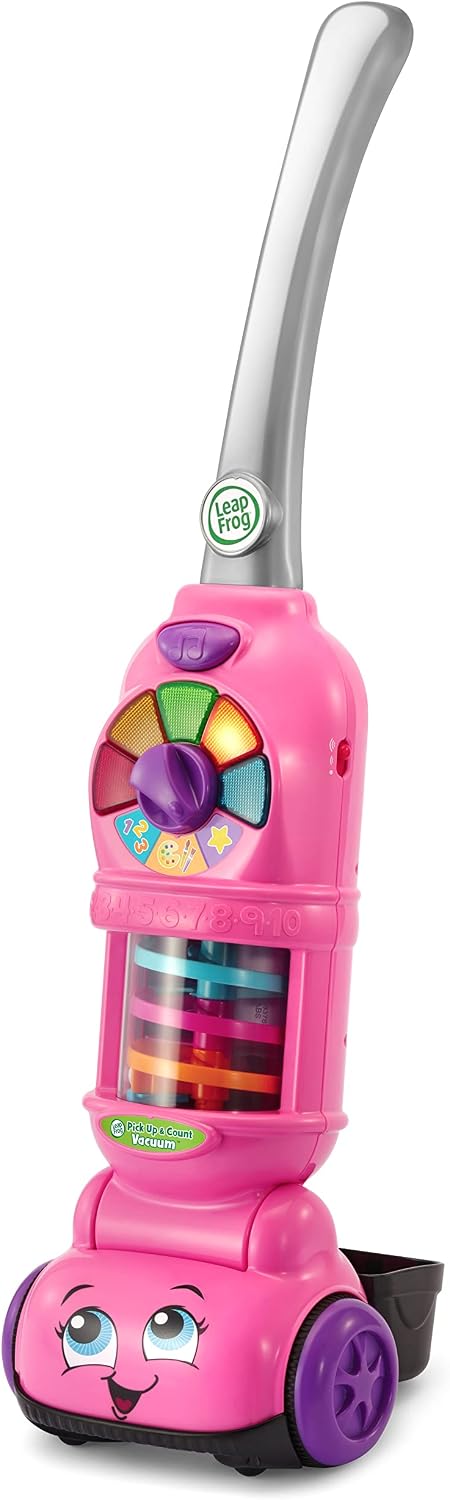 LeapFrog Aspiradora de recogida y cuenta, rosa