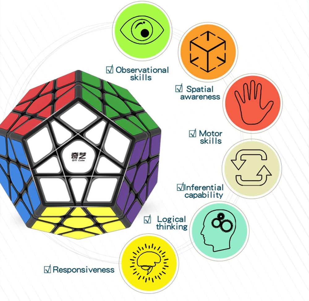 Juego de cubos de velocidad, 2x2 4x4 pirámide megaminx skewb molino de