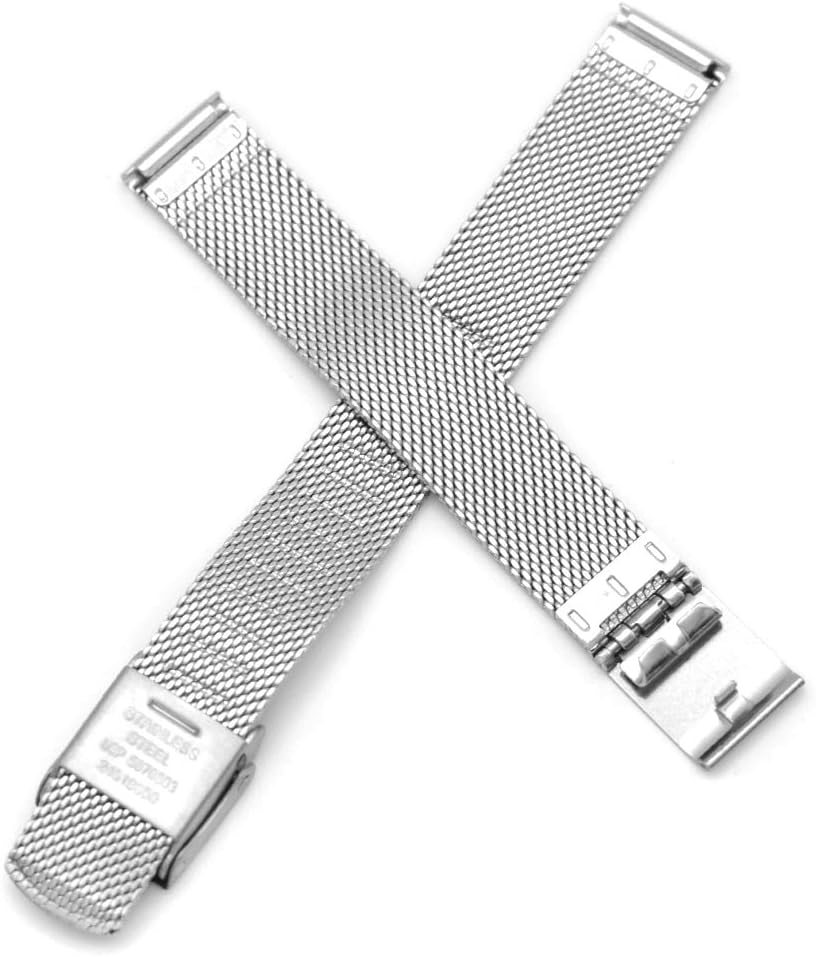 Reemplazo de correa de reloj de acero inoxidable de barra de resorte de 0.472 in para Skagen