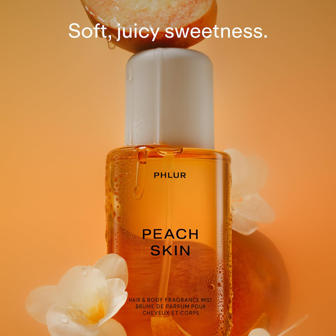 PHLUR Peach Skin Body Mist \u2013 Fragancia para el cabello y el cu...