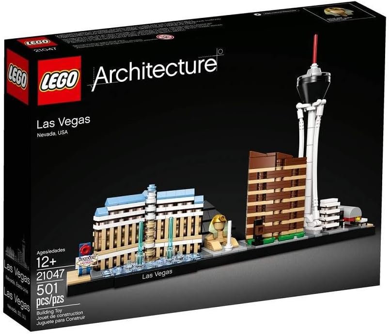 LEGO Architecture Skyline Collection Las Vegas Kit de construcción 21047 (487 piezas)