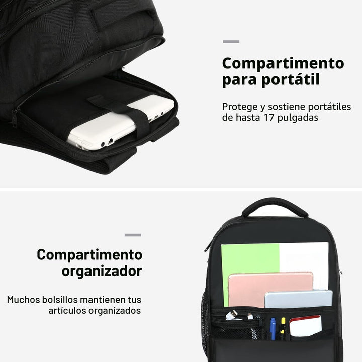 MATEIN - Mochila de viaje, equipaje de mano de transporte aprobado...
