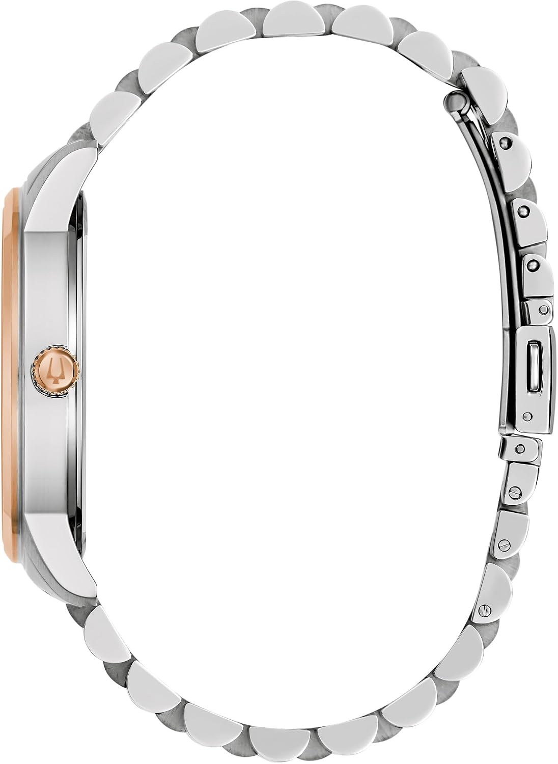 Bulova Reloj de Vestir para Hombre Classic Diamond, Reloj Quartz de 3 Manecillas con Fecha, Correa de Acero Inoxidable, 41mm