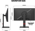 CRUA Monitor vertical FHD 200Hz de 24.5 pulgadas, altura\/pivote\/g...