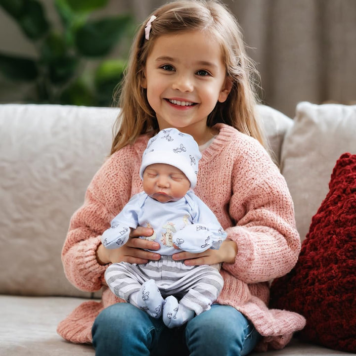 KSBD Muñecas Reborn Realistas Levi - Bebé Niño Durmiente de 18 Pulg...