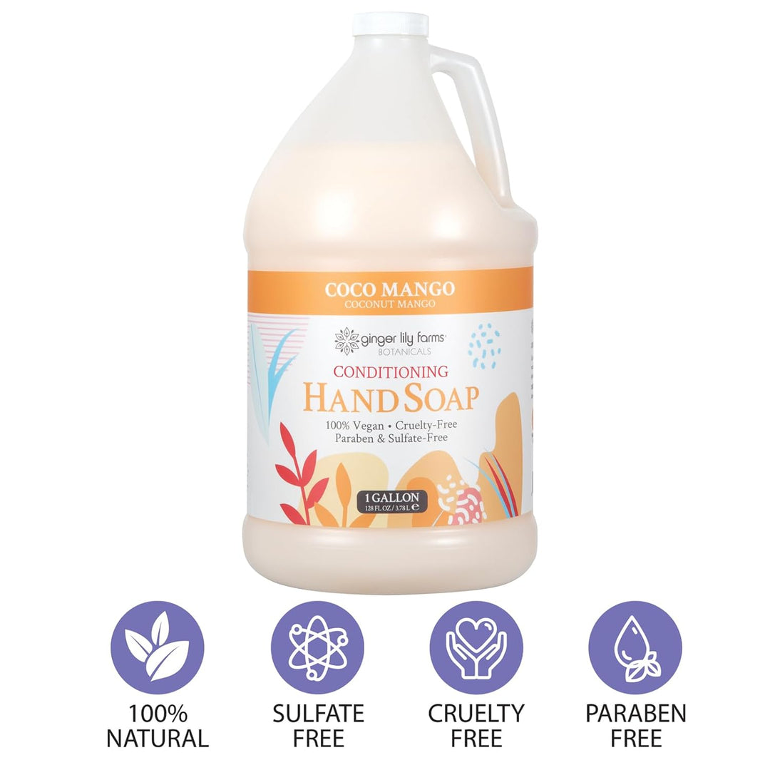 Ginger Lily Farms Botanicals - Repuesto de jabón líquido multiusos...